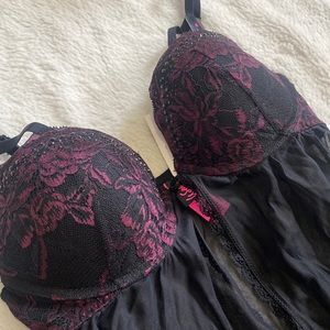 BNWT La Senza Mesh Babydoll Chemise size Medium